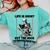Life Is Short Buy The Book Skeleton Book Lover Reading Comfort Colors Sweatshirt Butter
