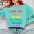 Live Life Like A Book Florida Would Ban Gay Rights LGBTQ Comfort Colors Sweatshirt Butter