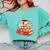 Love Book Coffee Heart Coquette Bow Valentines Day Comfort Colors Sweatshirt Butter