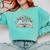 Mardi Gras Book Librarian Author Purple Beads Comfort Colors Sweatshirt Butter