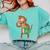 Monkey With a Book Comfort Colors Sweatshirt Butter