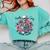 Morally Grey Skeleton Reading Smut Smutty Spicy Books Lover Comfort Colors Sweatshirt Butter