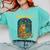 Night Owl Cozy Reading Tea Coffee Lover Bookworm Cute Comfort Colors Sweatshirt Butter