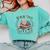 North Pole Book-Club Hot Cocoa Served Daily Christmas Book Comfort Colors Sweatshirt Butter