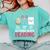 Nothing Beats Reading Rock Paper Scissors Book Lover Library Comfort Colors Sweatshirt Butter