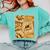 Orange Comic Book Orange Color Graphic Premium Tri-Blend Comfort Colors Sweatshirt Butter