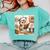 Owl Learning To Cook With Cookbook Chef Apron Stove Cooking Comfort Colors Sweatshirt Butter