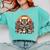 Owl Reading Books Book Library Bookworm Comfort Colors Sweatshirt Butter