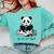 Panda Reading Chapter Books Comfort Colors Sweatshirt Butter Panda Reading Chapter Books Comfort Colors Sweatshirt Butter