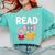 Pig Elephant Reading Cute Book Lover Bookworm Boys Girls Kid Comfort Colors Sweatshirt Butter