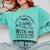 Please Be Patient With Me I'm From The 1900s Funny Train Comfort Colors Sweatshirt Butter