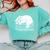 Polar Bear Reading Book Pajama Sleep Comfort Colors Sweatshirt Butter