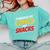 Powered By Comics And Snacks Comic Book Lover Comfort Colors Sweatshirt Butter