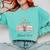 Quote New Chapter Begins Retired 2025 Floral Open Book Comfort Colors Sweatshirt Butter
