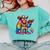 Rainbow Pride Bigfoot Reading Book With Heart Glasses Comfort Colors Sweatshirt Butter