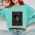 The Reader Tarot Card Mystic Dragon Book Magic Comfort Colors Sweatshirt Butter