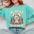 Reading Makes You Hoppier Bunny Book Fans Toddler Kid Comfort Colors Sweatshirt Butter