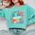 Reads Across Tee America Books Reader Reading Teacher Comfort Colors Sweatshirt Butter