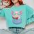 Readsalotl Axolotl Reading Book Lover Reading Pocket Axolotl Comfort Colors Sweatshirt Butter