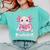 Readsalotl Axolotl Reading Cute Book Lover Bookworm Comfort Colors Sweatshirt Butter