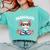 Readsolotl Pink Kawaii Axolotl Read Book Lover Reading Comfort Colors Sweatshirt Butter