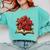 Red Roses Flowers Book Floral Comfort Colors Sweatshirt Butter