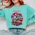 Retro Graphic Print With a Touch Of Nostalgia Comfort Colors Sweatshirt Butter Retro Graphic Print With a Touch Of Nostalgia Comfort Colors Sweatshirt Butter