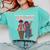 Running Together Always Connected Anime Nostalgia Message Comfort Colors Sweatshirt Butter
