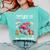 School Secretary Read Books And Know Things Flowers Flamingo Comfort Colors Sweatshirt Butter