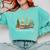 Seasons Readings All Booked For Christmas Book Reading Lover Comfort Colors Sweatshirt Butter