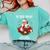 He Sees What You'Ve Been Reading Santa Book Lover For Women Comfort Colors Sweatshirt Butter