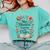 She Blooms Among The Pages Women Mom Wife Floral Book Lover Comfort Colors Sweatshirt Butter