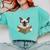 Siamese Cat Reading Book How To Train Your Human Humorous Comfort Colors Sweatshirt Butter