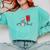 Skeleton Books Read Book Reading Librarian Across America Comfort Colors Sweatshirt Butter