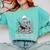 Skeleton Reading Book Anxious Stressed True Crime Obsessed Comfort Colors Sweatshirt Butter