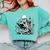 Skeleton Skull Halloween Book Reading Books Lover Teacher Comfort Colors Sweatshirt Butter