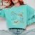 Splash Water Frutiger Aero Y2K Style Clownfish Premium Comfort Colors Sweatshirt Butter