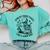 Spread Those Pages Like A Good Girl Skeleton Floral Book Comfort Colors Sweatshirt Butter