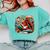Squirrel Reading a Book Lover Bookworm Comfort Colors Sweatshirt Butter
