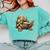Sulcata Tortoise Reading A Book Comfort Colors Sweatshirt Butter