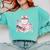 Teacher Valentine's Day All Booked For Valentines Reading Comfort Colors Sweatshirt Butter