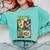 Teenage Mutant Ninja Turtles Retro Neon Comic Book Panels Comfort Colors Sweatshirt Butter