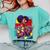 History Woman Reading Book Geometric Girl Educated Comfort Colors Sweatshirt Butter