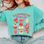 Valentines Reading Book Lover All Booked For Valentine's Day Comfort Colors Sweatshirt Butter