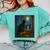 Van Gogh Starry Night Art Cat And Book Lovers Comfort Colors Sweatshirt Butter