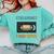 VHS Cassette Tape Retro 80s 90s Nostalgia Premium Comfort Colors Sweatshirt Butter
