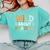 Wild About Reading Animal Bookworm Library Book Lover Reader Comfort Colors Sweatshirt Butter