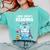 Wild About Reading Book Lover Hippo Comfort Colors Sweatshirt Butter