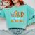 Wild About Reading Books Reader Teachers Kids Librarian Comfort Colors Sweatshirt Butter