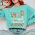 Wild About Reading Teacher Reading Books Back To School Comfort Colors Sweatshirt Butter
